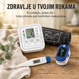 Set za merenje zdravlja 3u1 – Pritisak, Temperatura