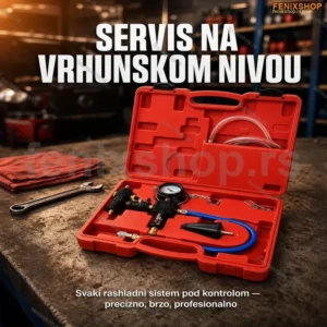 Set za vakumiranje i punjenje rashladnog sistema vozila