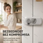 Sigurnosna Brava za Frižider i Ormariće za Decu – 3M Lepak, Set 2 kom