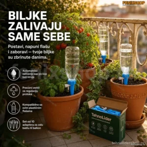 Sistem Kap po Kap za Biljke – Adapter na Flašu (10 kom)