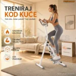 Sklopivi Vertical Climber Stair Stepper – Kardio Sprava za Kućno Vežbanje