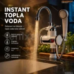 Slavina za Sudoperu sa Digitalnim Bojlerom i Tušem – Instant Topla Voda