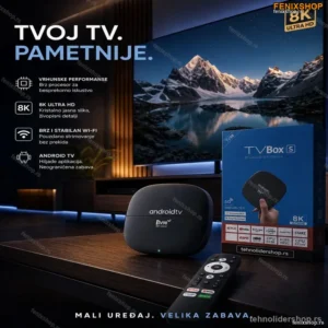 Smart TV Box TV98 Android 13 – 4GB/32GB, 8K Ultra HD, 5G Wi-Fi