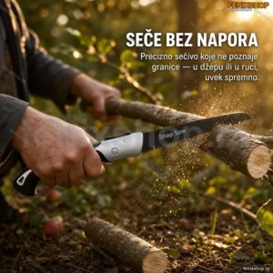 Snap Saw Sklopiva Ručna Testera za Drvo i Grane — Sečivo 30 cm