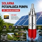 Solarna potapajuća pumpa 12V – inox pumpa za bunar i baštu