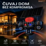 Solarna PTZ Kamera sa Tri Sočiva 4G 25Mpix – Bežični Nadzor 24/7