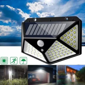 Solarna zidna lampa sa 100 LED dioda i senzorom pokreta