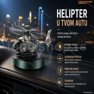 Solarni osveživač vazduha za auto Helihopter