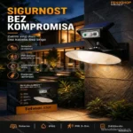 Solarni reflektor za sigurnost i osvetljenje