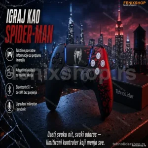 Sony PlayStation 5 DualSense Bežični Kontroler – Spider-Man 2 Limitirano Izdanje