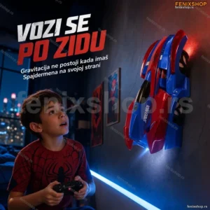 Spajdermen auto koji se vozi po zidu — RC autić sa gravitacijskim efektom