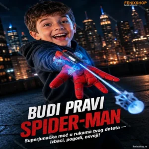 Spajdermen Rukavica sa Izbačajem Strelice za Decu — Igračka Spider-Man