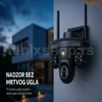 Spoljna PTZ kamera sa tri sočiva i 12MP rezolucijom