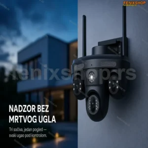 Spoljna PTZ kamera sa tri sočiva i 12MP rezolucijom