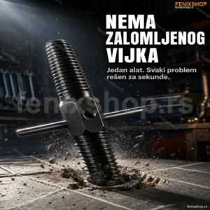 Šraf za Izvlačenje Zalomljenih Cevi i Vijaka – Profesionalni Ekstraktor