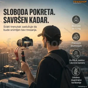Stabilizator za sve vrste aparata,telefona i video kamera