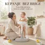 Stalak za Kupanje Beba – Ergonomski Držač za Kadicu sa Podesivom Visinom