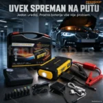Starter Akumulatora sa Kompresorom – Mobilni Punjač i Jump Starter za Auto