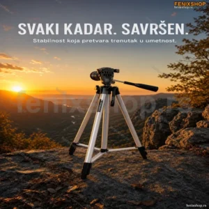 Stativ Tripod 330A 1.5m — Držač za Mobilni i Foto Aparat