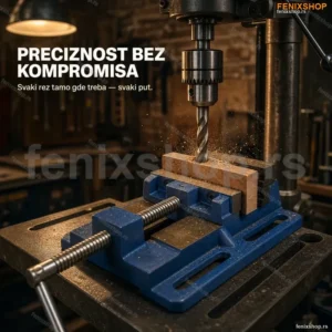 Stega za Stubnu Bušilicu 150mm — Čelične Čeljusti, Precizno Stezanje