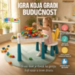 Sto i stolica sa kockama 72 dela