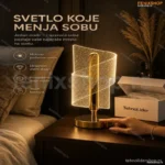 Stona Lampa Dentolja – Mekano Svetlo za Spavaću Sobu i Noćni Stočić