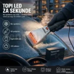 Strugač Leda sa Grejačem – Brzo i Bezbedno Čišćenje Stakla