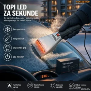 Strugač Leda sa Grejačem – Brzo i Bezbedno Čišćenje Stakla