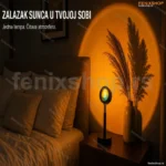 Sunset LED Lampa — Projektor Zalaska Sunca za Spavaću Sobu (USB)