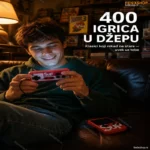 SUP Game Box konzola sa džojstikom i 400 igrica