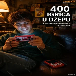 SUP Game Box konzola sa džojstikom i 400 igrica