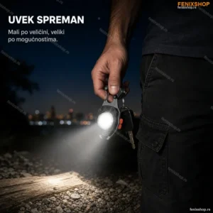 Švajcarski privezak — multifunkcionalni alat sa COB lampom