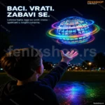 Svetleća Leteća Lopta sa LED Efektima — Bumerang Igračka na USB Punjenje