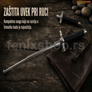 Teleskopski pendrek sa štitnikom za ruku — 66 cm