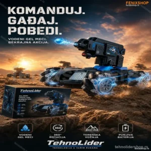 Tenk na Daljinski Upravljač sa Vodenim Kuglicama i Senzorom za Ruku