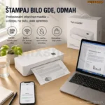 Termalni Štampač A4 – Bežično Štampanje bez Mastila