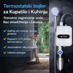 grejač vode - prednja strana