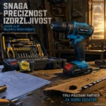 TitanPower Aku srafilica/busilica/cekic 68v+pribor+2 baterije Rasprodaja