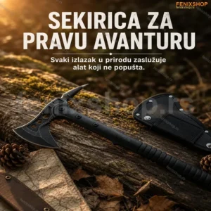 Tomahavk sekirica sa bodljom — 40 cm