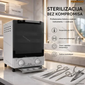 Toplotni Sterilizator WX-12C 1000W – Visokotemperaturna Sterilizacija do 250°C