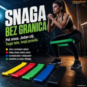 Trake za vežbanje, fitnes, jogu i pilates