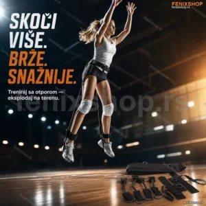 Trake za vežbanje skokova Jump Trainer — elastične trake za povećanje visine skoka