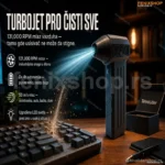TurboJet Pro – Prenosni Bežični Čistač Vazduha za Elektroniku i Dom