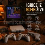 TV KONZOLA-IGRICE IZ 90-ih sa dzojsticima i pistoljem