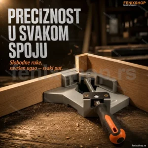 Ugaona Metalna Stega sa Rotirajućim Čeljustima – Fiksiranje pod 90°