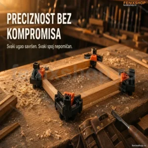 Ugaone Stege za Drvo 90° – Set 4 Komada, Raspon 5–22 mm