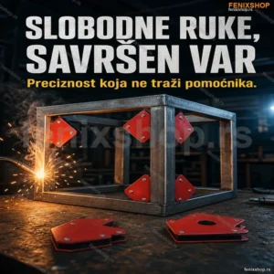 Ugaoni Magneti za Zavarivanje – Set od 6 Komada, Uglovi 45°/90°/135°