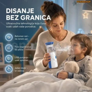 Ultrazvučni inhalator – Bešuman i prenosiv za celu porodicu