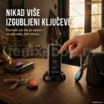 Uređaj za Pronalaženje Ključeva Key Finder sa LED Lampom i Dometom 40m