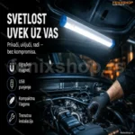 USB LED lampa sa magnetom